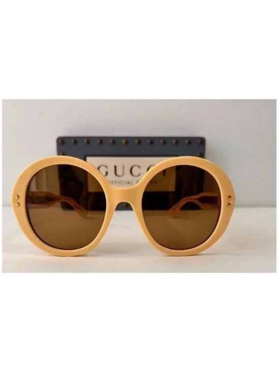 ? - New Authentic GUCCI GG1081S 004 Round Sunglasses main image 7